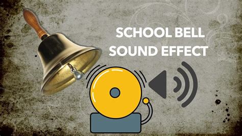 school bell sound effects free